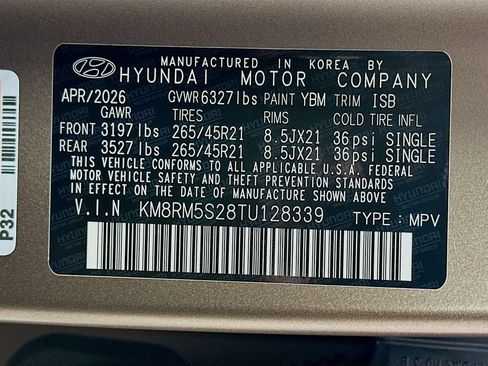 New 2026 Hyundai Palisade Calligraphy FWD image 24