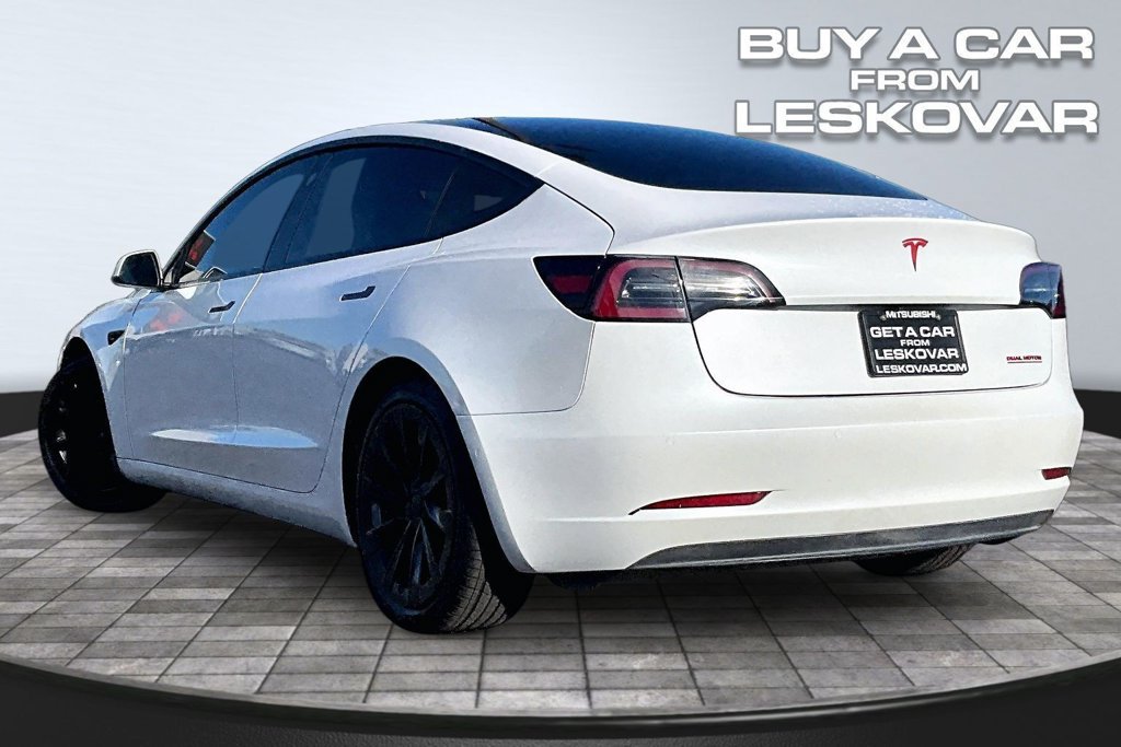 Used 2021 Tesla Model 3 Long Range AWD/4WD image 2