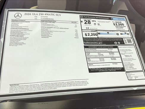 New 2026 Mercedes-Benz GLA 250 4MATIC image 18