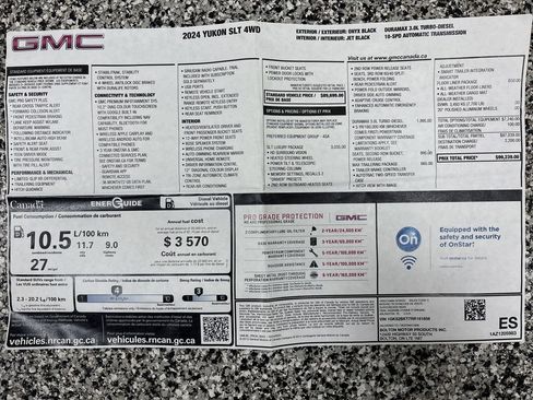 Used 2024 GMC Yukon SLT w/ SLT Luxury Package image 71