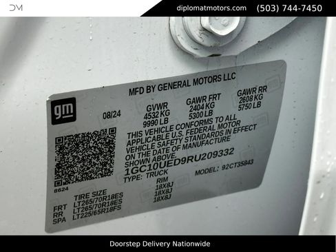 Used 2024 Chevrolet Silverado EV W/T image 46