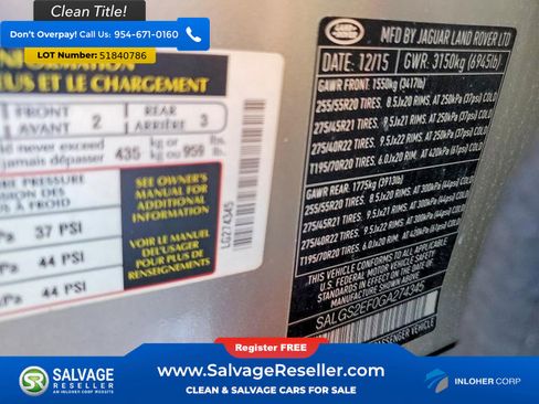 Used 2016 Land Rover Range Rover Supercharged AWD/4WD image 17