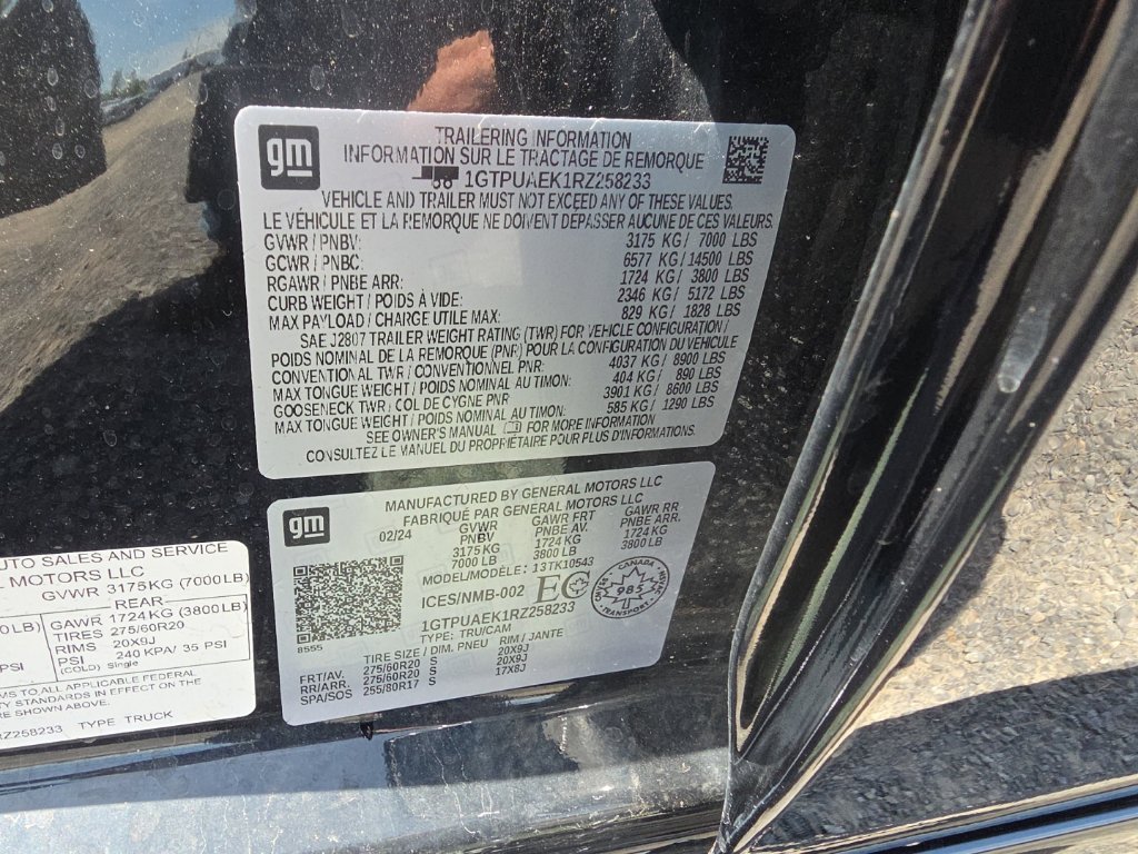 Used 2024 GMC Sierra 1500 Pro w/ Graphite Edition AWD/4WD image 29
