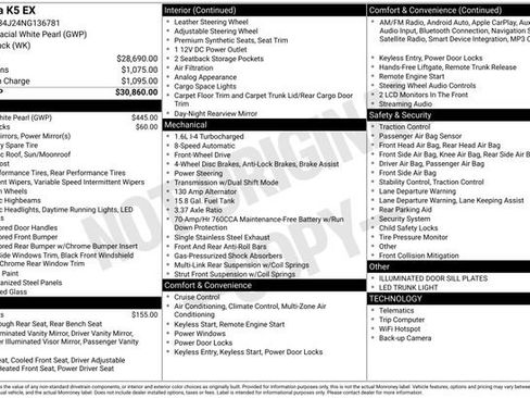 Used 2022 Kia K5 EX image 9