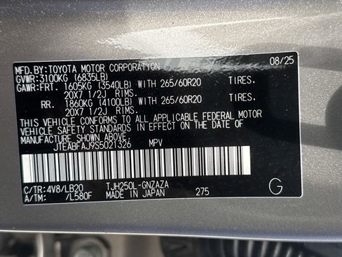 Used 2025 Toyota Land Cruiser w/ Premium Package AWD/4WD image 31