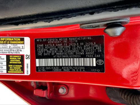 Used 2020 Toyota Camry SE FWD image 36