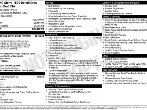 Used 2024 GMC Sierra 1500 Denali AWD/4WD image 4
