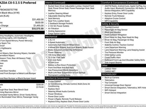New 2025 MAZDA CX-5 AWD 2.5 S w/ Preferred Package image 6