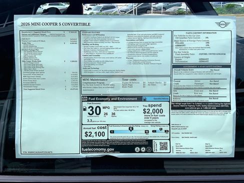 New 2026 MINI Cooper S FWD image 22