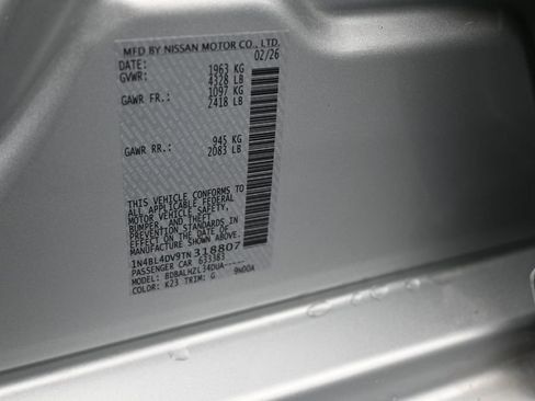 Used 2026 Nissan Altima 2.5 SV FWD image 20