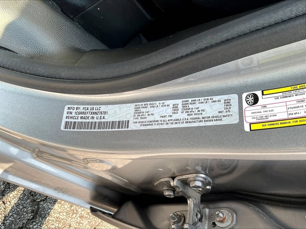 Used 2022 RAM 1500 Big Horn RWD image 16