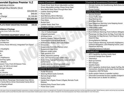 Used 2020 Chevrolet Equinox Premier AWD/4WD image 20