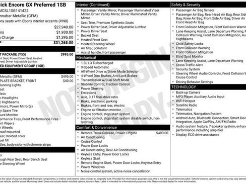 Used 2025 Buick Encore GX Preferred w/ Comfort Package AWD/4WD image 5