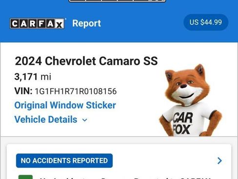 Used 2024 Chevrolet Camaro SS image 4