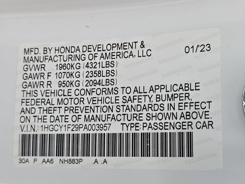 Certified 2023 Honda Accord LX image 33