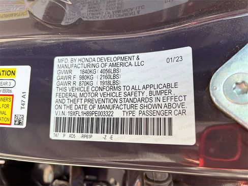 Used 2023 Honda Civic Sport Touring image 31