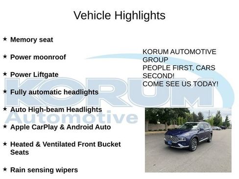 Certified 2022 Hyundai Santa Fe Limited AWD/4WD image 8
