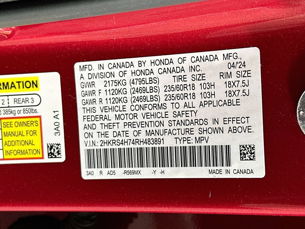 Used 2024 Honda CR-V EX-L image 33