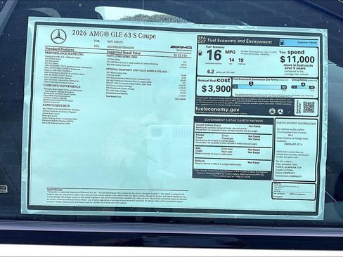 New 2026 Mercedes-Benz GLE 63 AMG S image 14