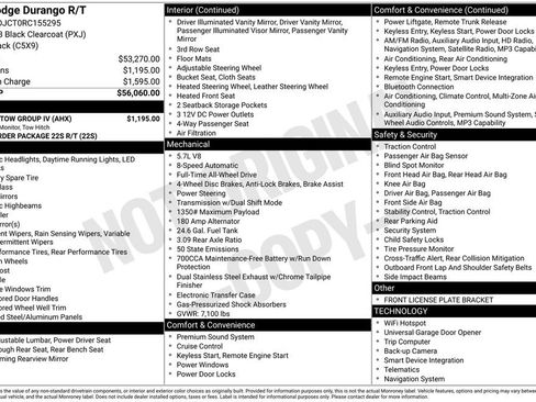 Used 2024 Dodge Durango R/T w/ Trailer Tow Group IV AWD/4WD image 38