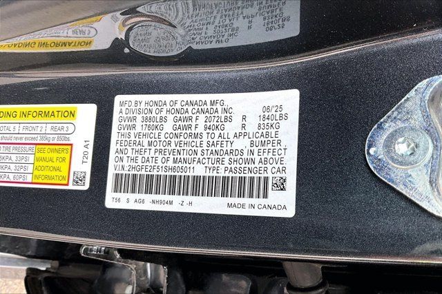 Used 2025 Honda Civic Sport image 19
