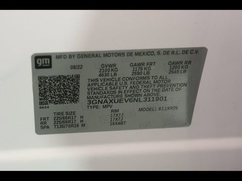 Used 2022 Chevrolet Equinox LT AWD/4WD image 30