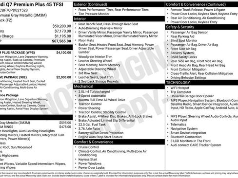 Used 2023 Audi Q7 2.0T Premium Plus w/ Premium Plus Package image 3