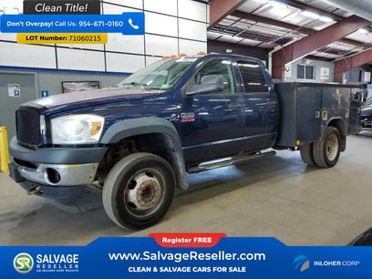 Used 2008 Dodge Ram 4500 Truck 4x4 Quad Cab w/ HD Snow Plow Prep Group