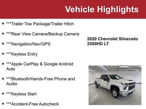 Used 2020 Chevrolet Silverado 2500 LT image 2
