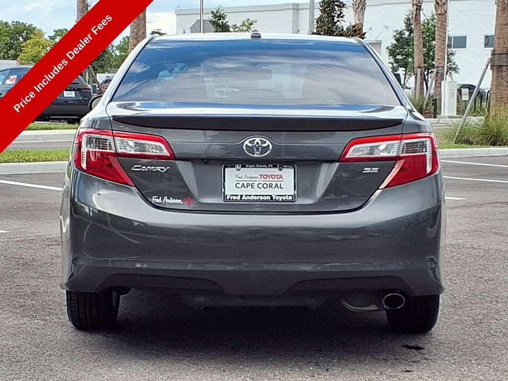 Used 2013 Toyota Camry SE w/ Leather Pkg FWD image 7