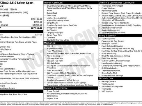 Certified 2025 MAZDA MAZDA3 s Sport image 28