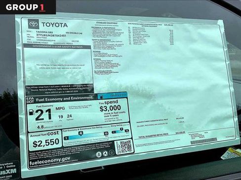 Certified 2024 Toyota Tacoma SR5 AWD/4WD image 18