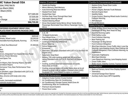 Used 2023 GMC Yukon Denali AWD/4WD image 43