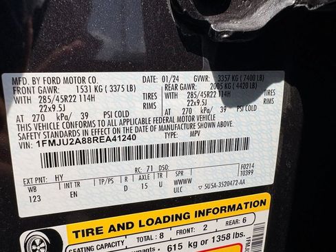 Used 2024 Ford Expedition Limited AWD/4WD image 36
