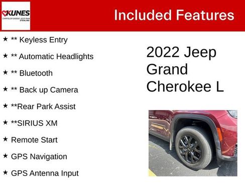 Used 2022 Jeep Grand Cherokee L Limited AWD/4WD image 5