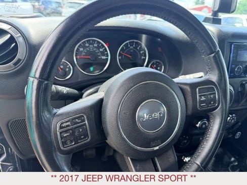 Certified 2017 Jeep Wrangler Sport w/ Quick Order Package 23S AWD/4WD image 14