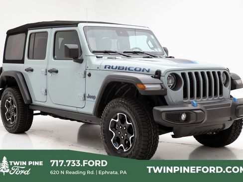 Used 2023 Jeep Wrangler Unlimited Rubicon 4xe w/ Safety Group image 1