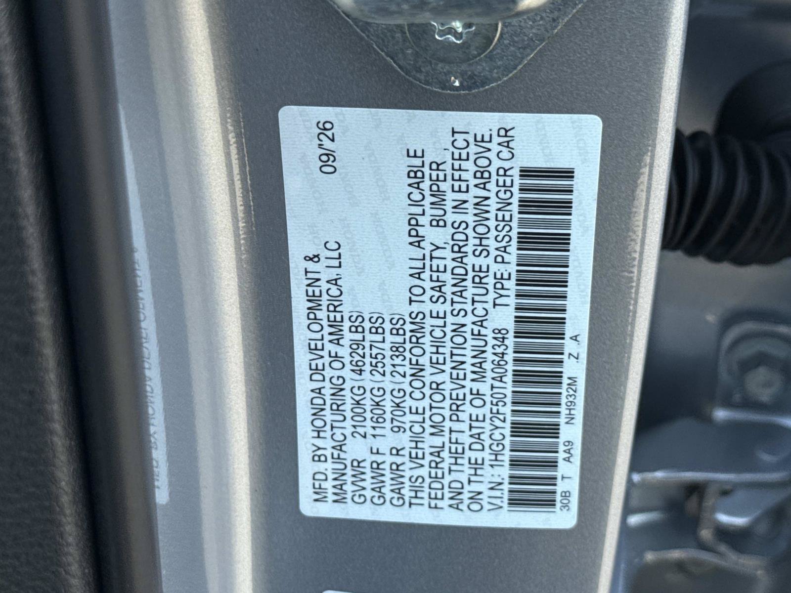 New 2026 Honda Accord Sport image 24