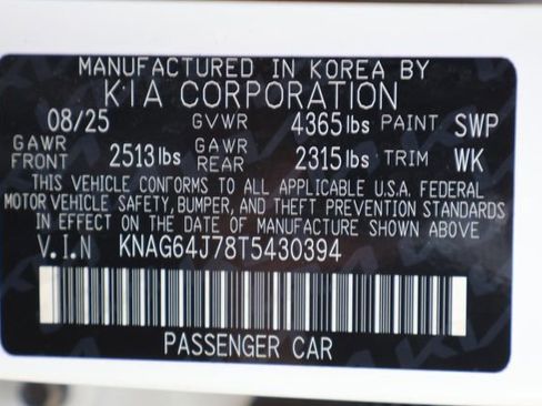 Used 2026 Kia K5 GT-Line w/ GT-Line Premium Package FWD image 33