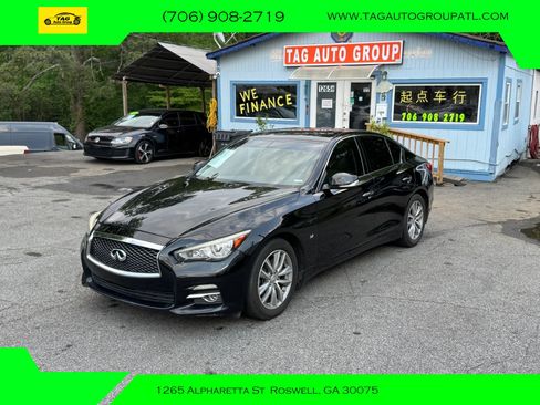 Used 2015 INFINITI Q50 Premium w/ Navigation Package RWD image 1