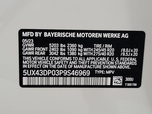 Used 2023 BMW X3 sDrive30i w/ M Sport Package RWD image 31