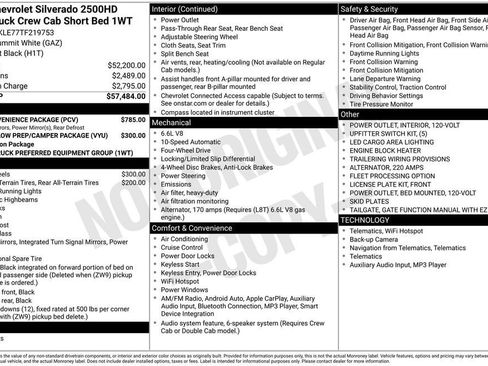 New 2026 Chevrolet Silverado 2500 W/T w/ WT Convenience Package AWD/4WD image 5