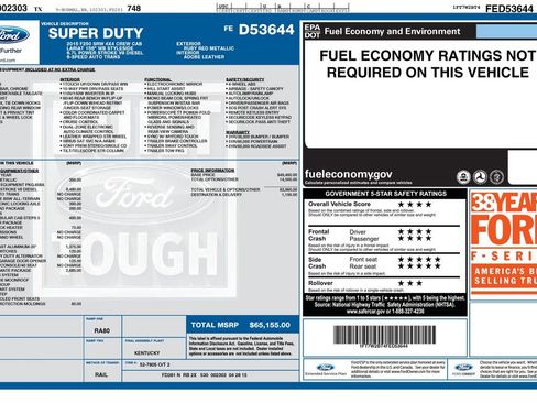 Used 2015 Ford F250 Lariat w/ Lariat Ultimate Package AWD/4WD image 32