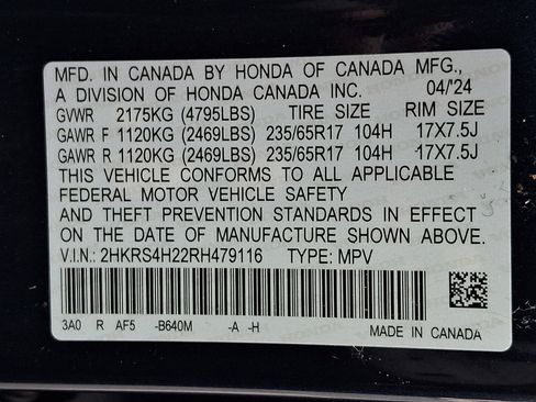 Certified 2024 Honda CR-V LX image 28