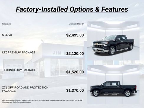 Used 2023 Chevrolet Silverado 1500 LTZ w/ LTZ Premium Package AWD/4WD image 3