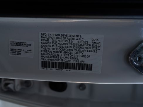 Certified 2025 Honda Pilot Touring image 50