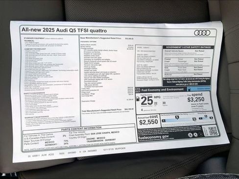 New 2025 Audi Q5 Prestige image 13