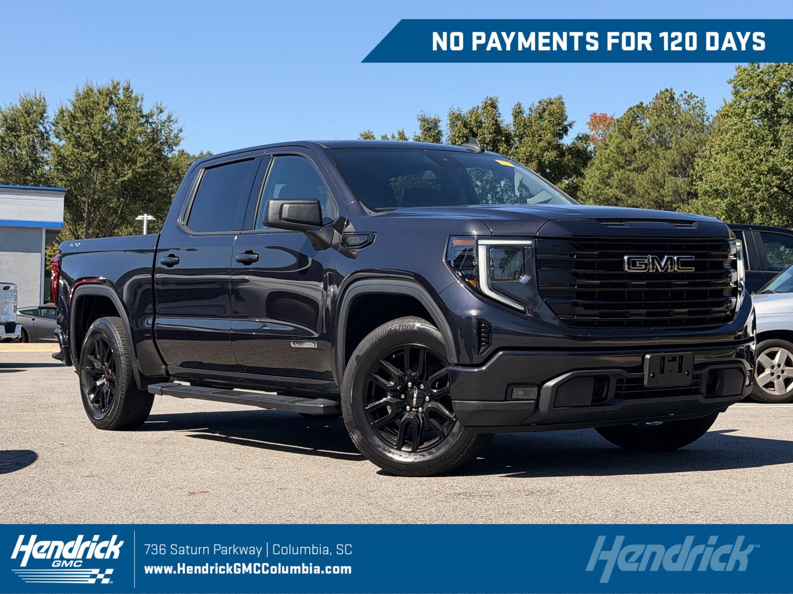 Used 2022 GMC Sierra 1500 Elevation w/ LPO, Elevation Black Package AWD/4WD image 1