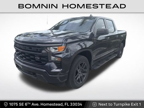 Used 2023 Chevrolet Silverado 1500 Custom w/ LPO, Dark Essentials Package RWD image 1