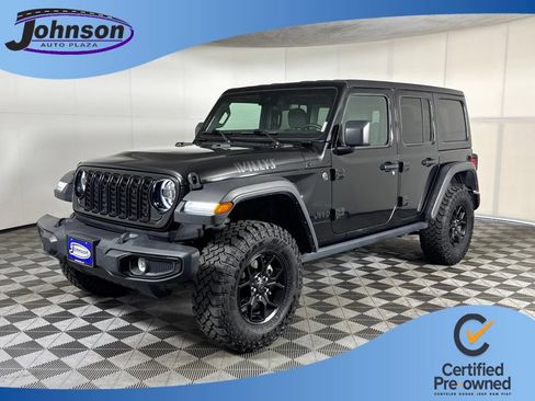 Certified 2025 Jeep Wrangler Unlimited Sport AWD/4WD image 1